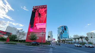 Las Vegas Strip LIVE NOW! bike ride from Sphere to Fremont street and back