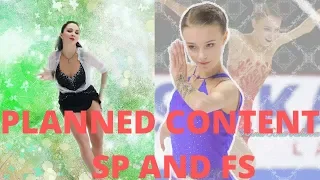 Anna Scherbakova Elizaveta Tuktamysheva and Young You Planned Content Sp and Fs Cup of China 2019