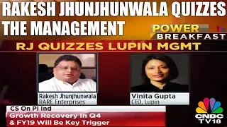 Lupin Q3 Earnings | Rakesh Jhunjhunwala Quizzes The Management | Power Breakfast | CNBC TV18