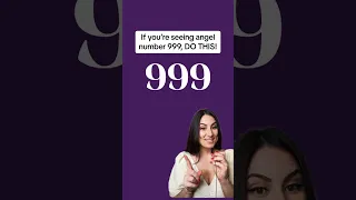 If you're seeing angel number 999, DO THIS!! #angelnumbers #999 #shorts