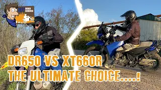 DR650 Vs XT660R - I Can't choose! A dual sport conundrum