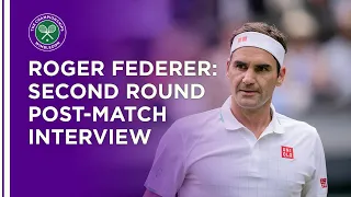 Roger Federer Second Round Post-Match Interview | Wimbledon 2021