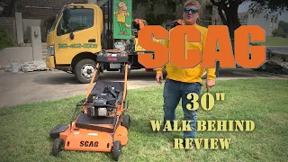 Scag 30" Walk Behind Mower Review SFC30