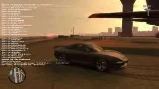 GTA 4 Online - Аэропорт, трюки, падения, самолёт