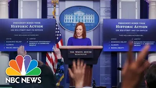 Live: White House Holds Press Briefing: January 28 | NBC News