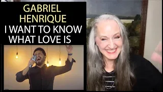 Voice Teacher Reaction to Gabriel Henrique -  I Want To Know What Love Is (Cover Mariah Carey)