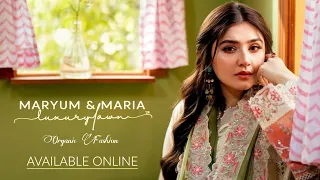 Maryum n Maria Luxury Lawn Unstitched Collection 2024 | Maryumnmaria Latest Summer Collection'24