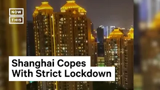 Shanghai Residents Throw Balcony Concerts Amid Strict Lockdown #Shorts