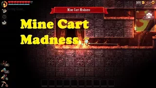 SteamWorld Dig 2 Mine cart madness cave puzzle
