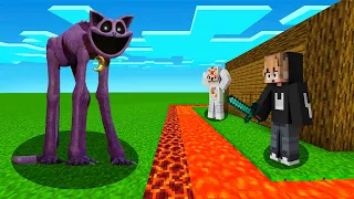 MONSTER CATNAP VS PERTAHANAN RUMAH AMAN DI MINECRAFT!!