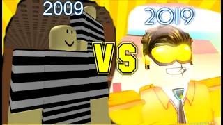 ROBLOX 2009 VS 2019 #10YEARSCHALLENGE