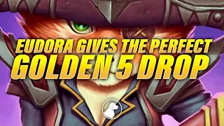 Eudora Gives The Perfect Golden 5 Drop on Turn 6 | Dogdog Hearthstone Battlegrounds