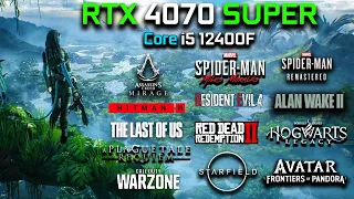 i5 12400F + RTX 4070 SUPER | Test In 17 Games at 1440p | 2024