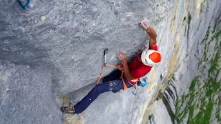 Clip Swissway to heaven - Cédric Lachat, Tobias Suter Fly, 8c, 550m, Lauterbrunnen