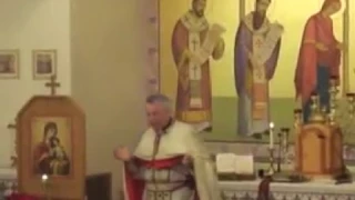 Ukrainian catholic church Vernon BC Jan 8th 2016 Yordan   feast of the Jordan  water blessing then t