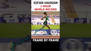 Sifan Hassan breaking the 1 HOUR WORLD RECORD