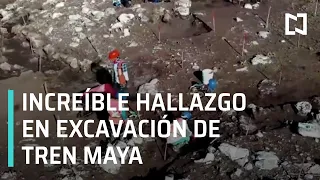 Encuentran canoa prehispánica durante obras de excavación del Tren Maya - Al Aire con Paola