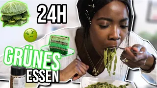 NUR GRÜNES ESSEN für 24 Stunden Challenge ..ohje!