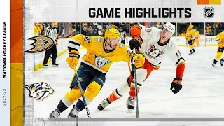 Ducks @ Predators 11/29 | NHL Highlights 2022