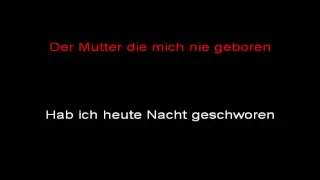 Rammstein - Mutter (instrumental with lyrics)