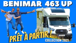 Présentation : BENIMAR TESSORO 463 UP "Prêt à partir" avec Henry et Bertrand *campingcar33*