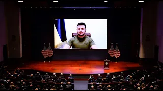 Ukrainian President Zelenskyy addresses members of Congress