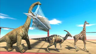 Challenge Who is Shorter - Dinosaurs VS Animals | Animal Revolt Battle Simulator