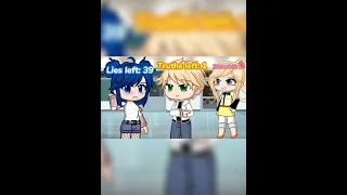 Truth or lie? 🤫 | Miraculous Ladybug | Gacha edit #shorts #gacha #meme