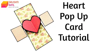Heart Pop Up Card Tutorial by Srushti Patil