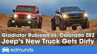 Jeep Gladiator Rubicon vs. Chevy Colorado ZR2 - 2019 Off-Road Truck Comparison