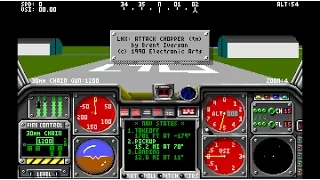 LHX: Attack Chopper (PC-DOS) 1990, Electronic Arts