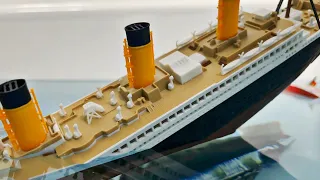 Titanic Model Sinking with Lots of Ships Tested in the Water [ Titanic, Britannic, Carpathia ]