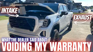 Will My Intake or Exhaust Void My Warranty? Here is What They Told Me!