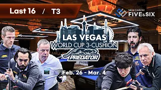 [Table 3] Las Vegas World Cup 3-Cushion 2023 - Last 16