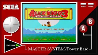 ALEX KIDD 3 Homebrew for the Sega MASTERSYSTEM! Let's Go!