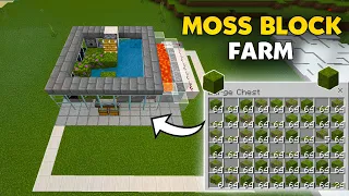 EASIEST 1.20 MOSS BLOCK FARM IN MINECRAFT BEDROCK / PE  !! { INFINITE MOSS BLOCK }