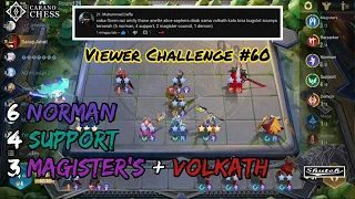 Viewer Challenge #60 Combo 6 Norman 4 Support 3 Magister's - Carano Chess AOV - Arena Of Valor