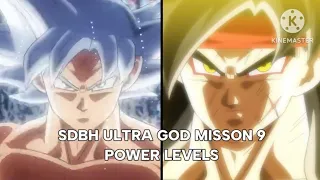 Super Dragon Ball Heroes UGM 9 Power Levels