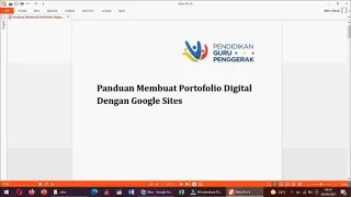 Lengkap !!!   Google Sites, Membuat Portofolio Digital Guru Penggerak