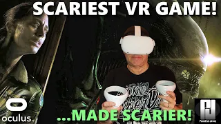 Playing one the SCARIEST VR games on QUEST 2 and making it SCARIER! // Alien Isolation