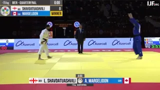 Lasha Shavdatuashvili vs Arthur Margelidon | Quarter-Final -73 Baku Grand Slam 2022