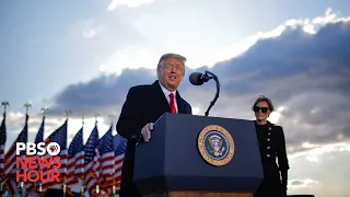 WATCH: Donald and Melania Trump say goodbye in final remarks of his presidency