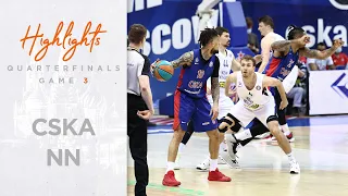 CSKA vs Nizhny Novgorod Highlights Quarterfinals Game 3 | Season 2020-21