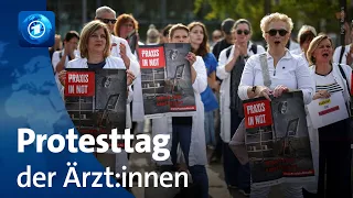 Ärzte-Protesttag: Viele Praxen bleiben geschlossen