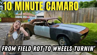 Greasy Car Flipper How-To - Our Quickest "Build" Yet 1968 Camaro