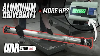 "FREE" Up Horsepower with an Aluminum Driveshaft - Dyno Tested!