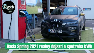 Dacia Spring 2021 reálny dojazd a spotreba 90 km/h - Electric Cars TV