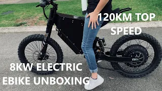 8KW K5 Electric Dirt Bike - Unboxing & Assembly ⚡️