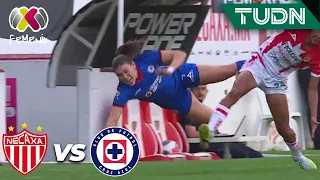 ¡CAE MAL! Palafox es empujada y se duele | Necaxa 1-1 Cruz Azul | AP2023-J9 | Liga Mx Femenil I TUDN