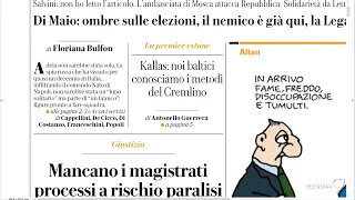 I giornali in edicola - la rassegna stampa 27/08/2022